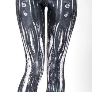 RARE!Like new!Museum Blackmilk mechanical leggings
